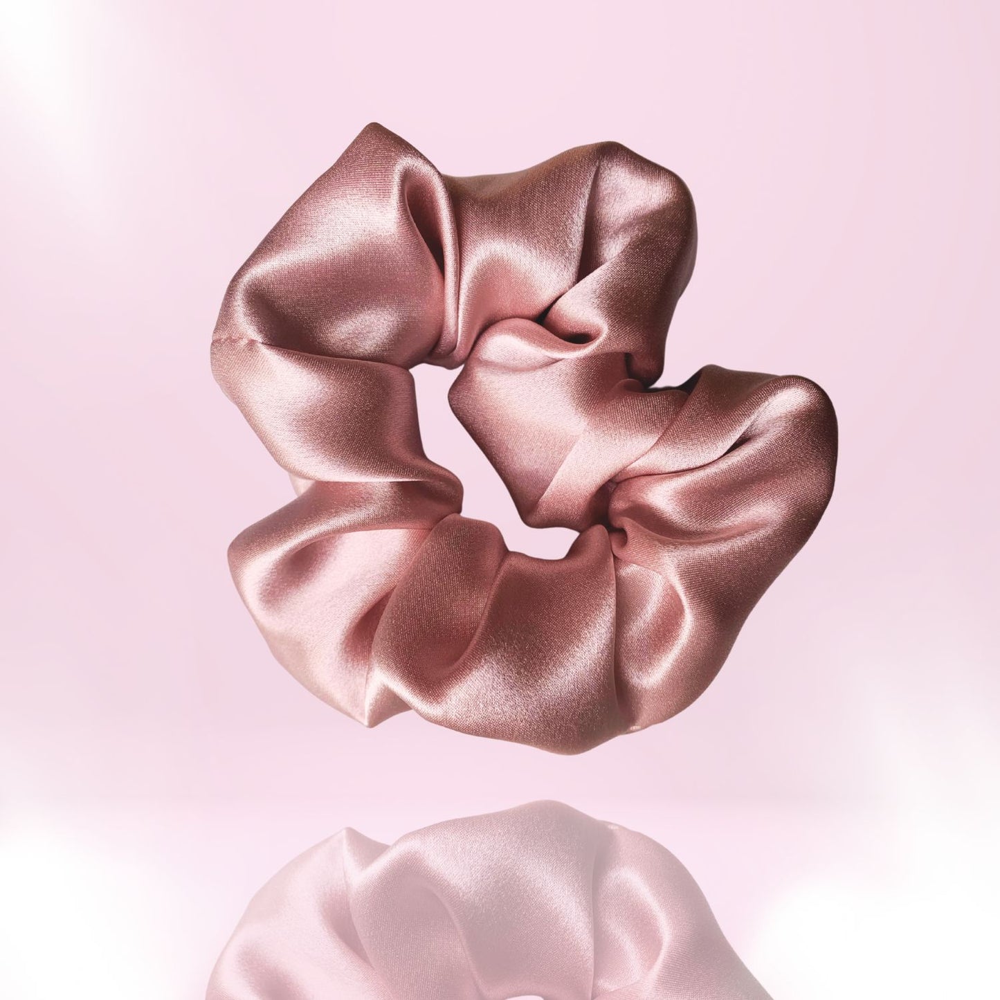 100% Silk Hair Tie – Pink Mulberry Silk