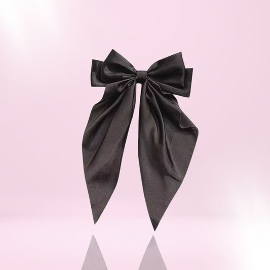 Handmade Black Hair Bow