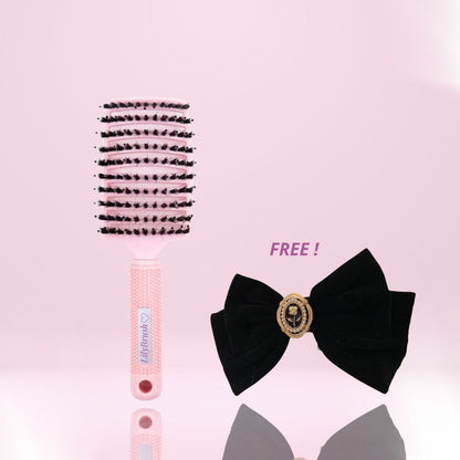 Detangling Brush and Bow - Kensington Set